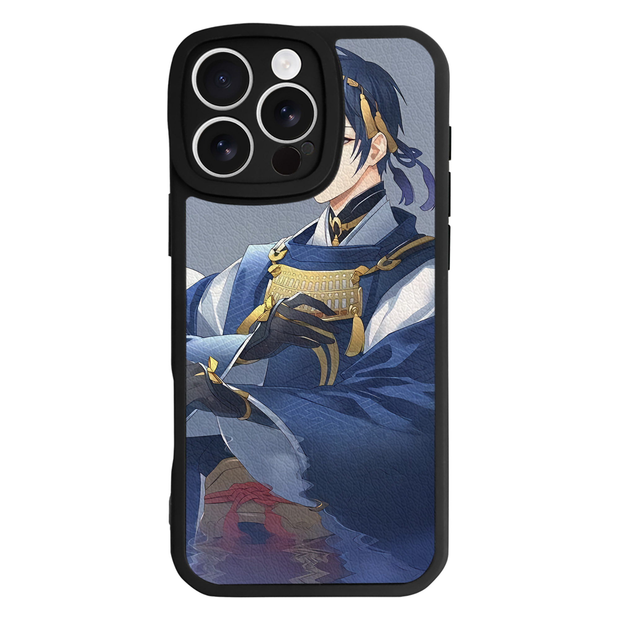 （画像用） 刀剣乱舞 Touken Ranbu 【iPhone 16シリーズ対応】シリコンスマホケース（レザー調） 材質：シリコン